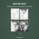 Santa Claus with Reindeer 2 Dot Painting