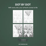Sparkling Flower Dot Painting