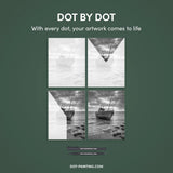 Old Boat Dot Painting