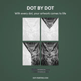 Angry Owl Dot Painting