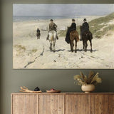 Morgenrit langs het strand, Anton Mauve (gezien bij vtwonen)