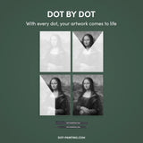 Mona Lisa Dot Painting