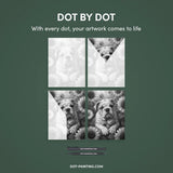 Bulldog Dot Painting