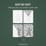 Gingerbread Dot Painting