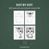 Little Tiger Dot Painting