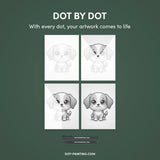 Puppy 2 Dot Painting
