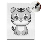 Little Tiger Dot Painting