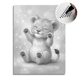 Lion Cub Dot Painting
