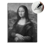 Mona Lisa Dot Painting