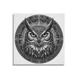 Owl Mandala Dot Painting