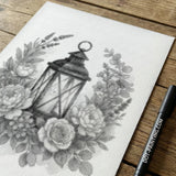 Lantern Dot Painting