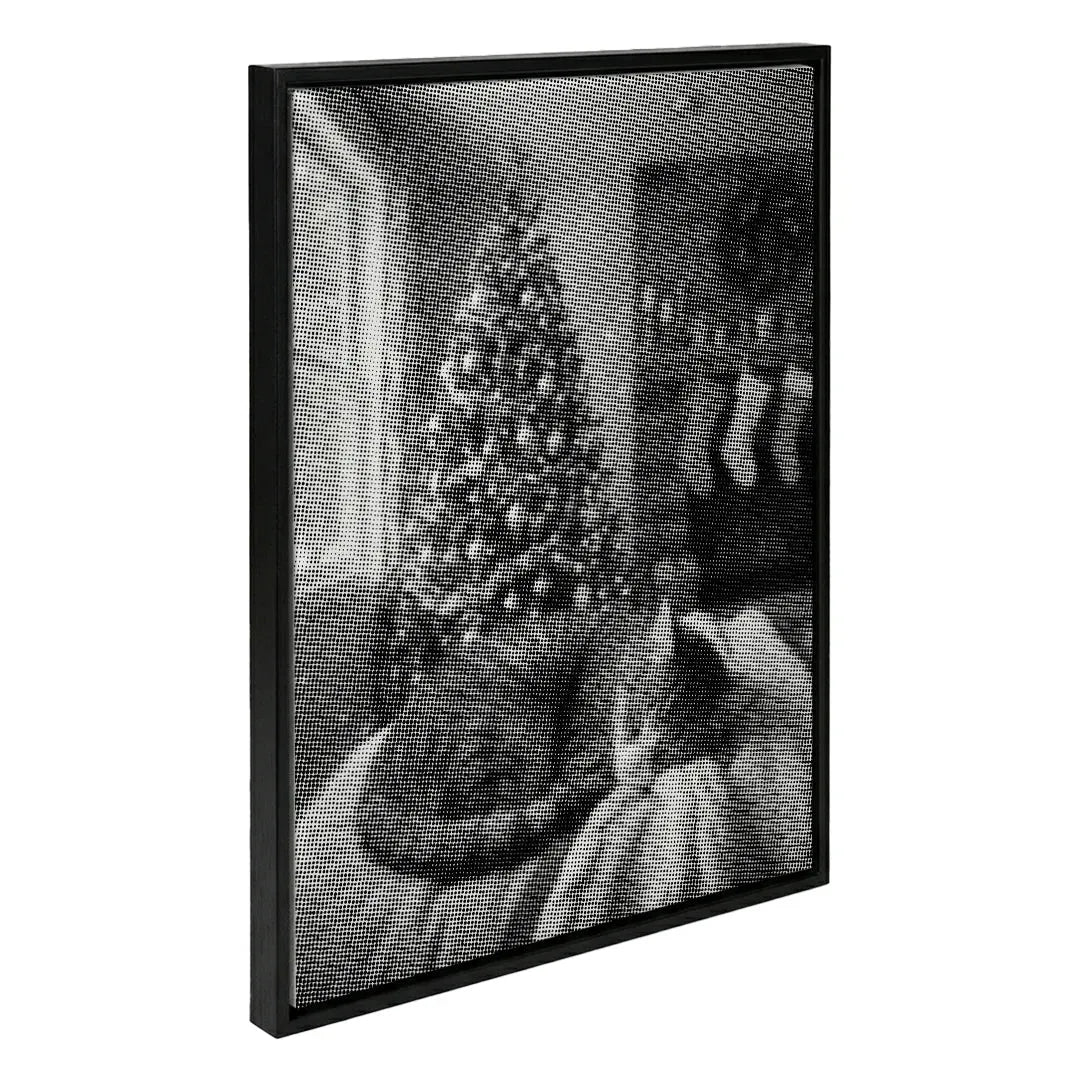 Cat by the Christmas Tree Dot Painting