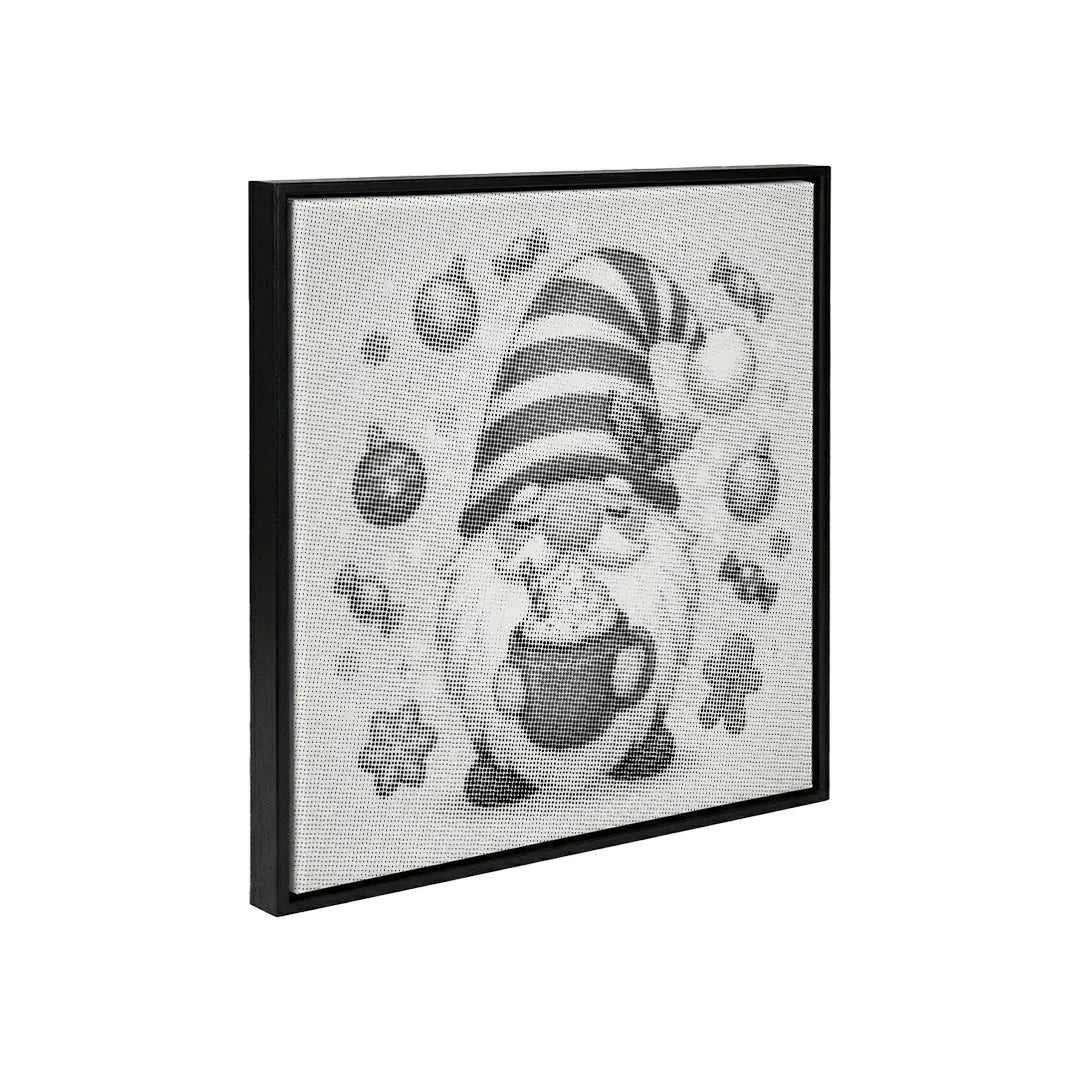 Gnome with Coffee Dot Painting
