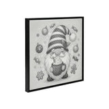 Gnome with Coffee Dot Painting