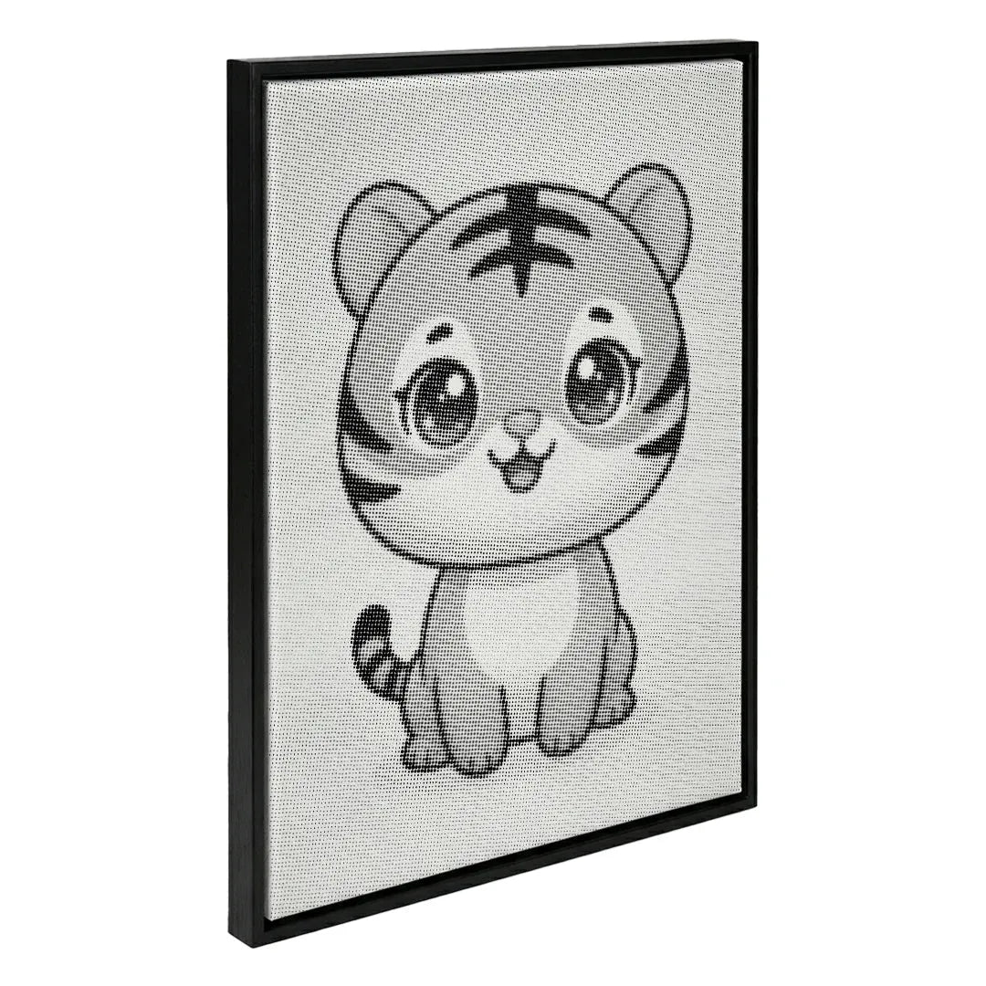 Little Tiger Dot Painting