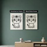 Little Tiger Dot Painting