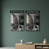 Cat by the Christmas Tree Dot Painting