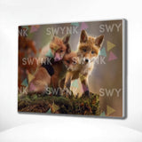 Malen nach Zahlen 3 Füchse